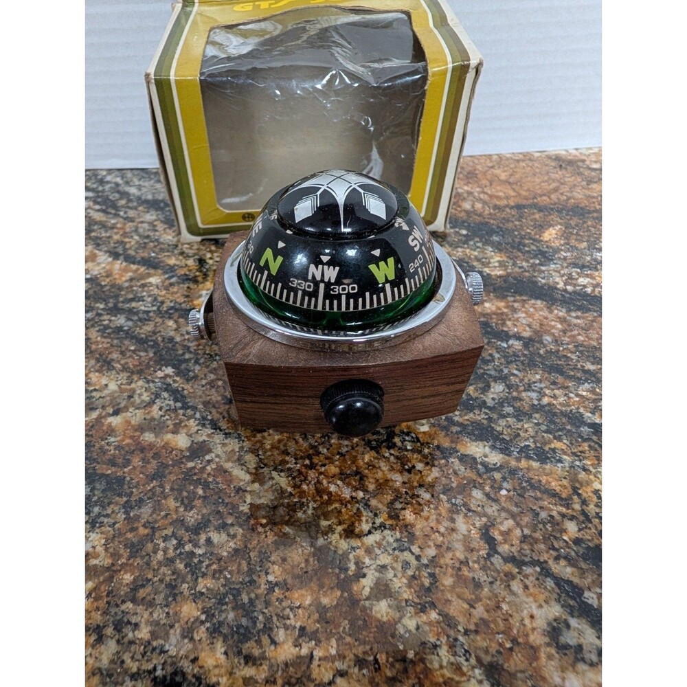 VTG 1970's GTS 360 Auto Marine Compass Precision Made In Japan - Picture 2 of 8